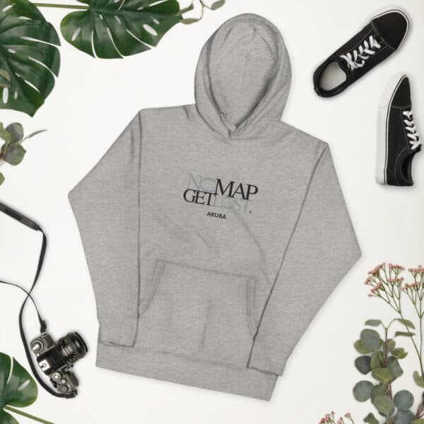 No Map Get Lost Aruba Unisex Hoodie - Image 3