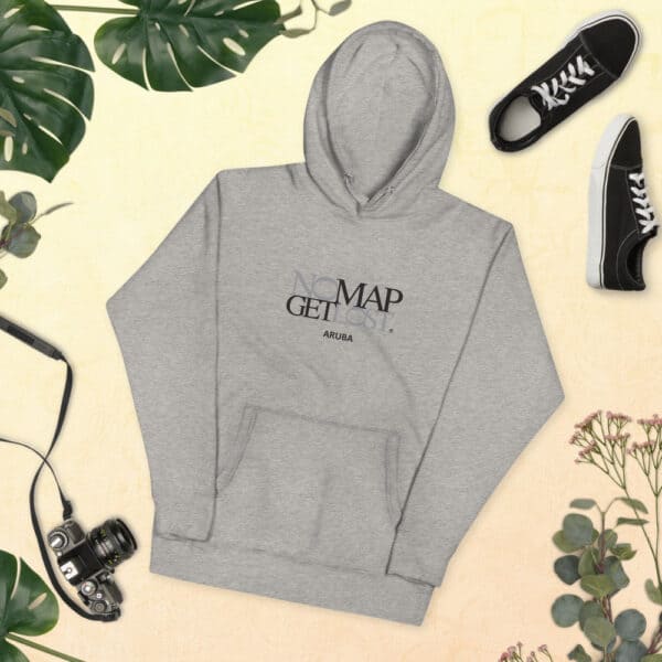 No Map Get Lost Aruba Unisex Hoodie - Image 2