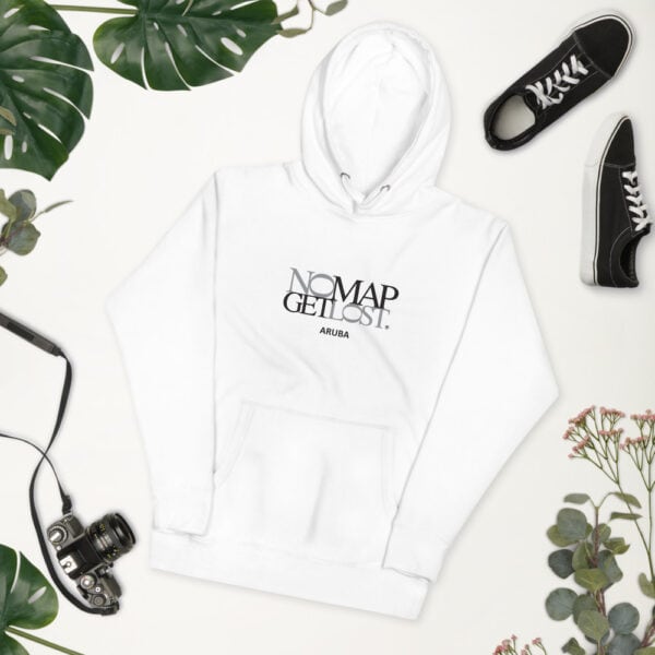 No Map Get Lost Aruba Unisex Hoodie - Image 4
