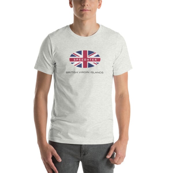 Speedater British Virgin Islands Short-Sleeve Unisex T-Shirt - Image 10