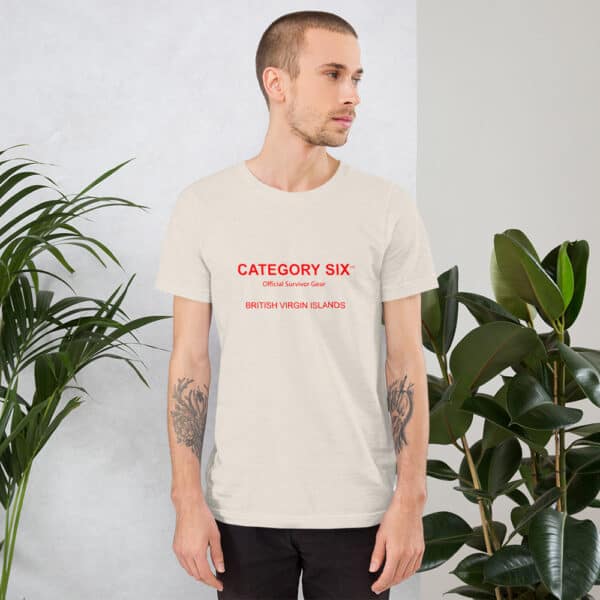 Category 6 British Virgin Islands (BVI) Short-Sleeve Unisex T-Shirt - Image 4