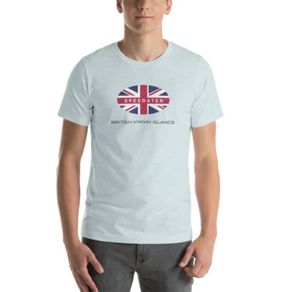 Speedater British Virgin Islands Short-Sleeve Unisex T-Shirt - Image 6