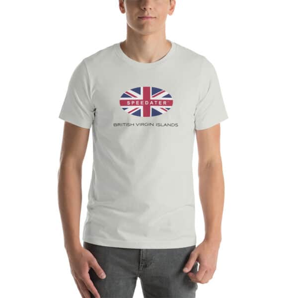 Speedater British Virgin Islands Short-Sleeve Unisex T-Shirt - Image 8