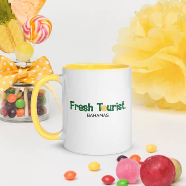 Fresh Tourist Bahamas Glossy Color Mug