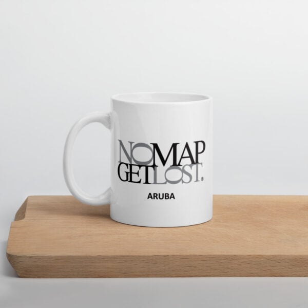 No Map Get Lost Aruba Mug - Image 5