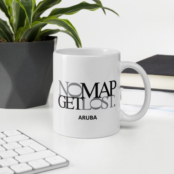 No Map Get Lost Aruba Mug - Image 6