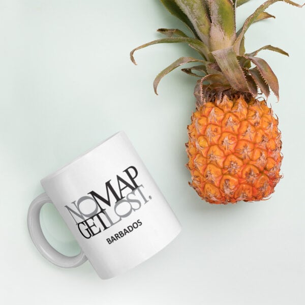 No Map Get Lost Barbados Mug - Image 3