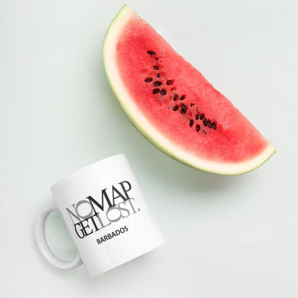 No Map Get Lost Barbados Mug - Image 4