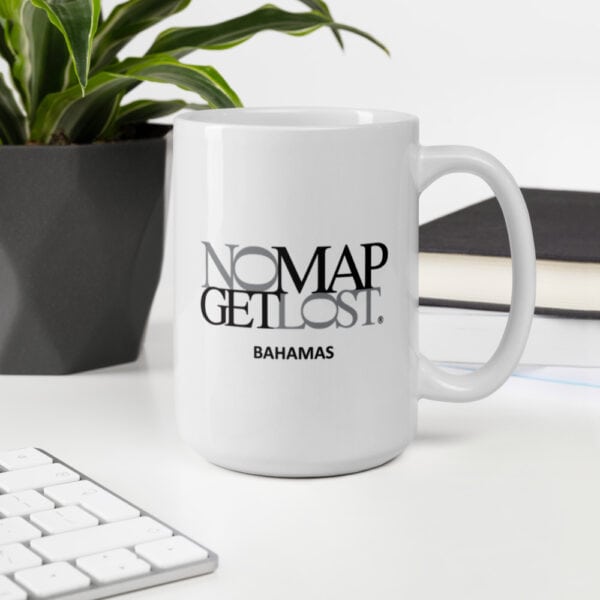 No Map Get Lost Bahamas Mug - Image 8