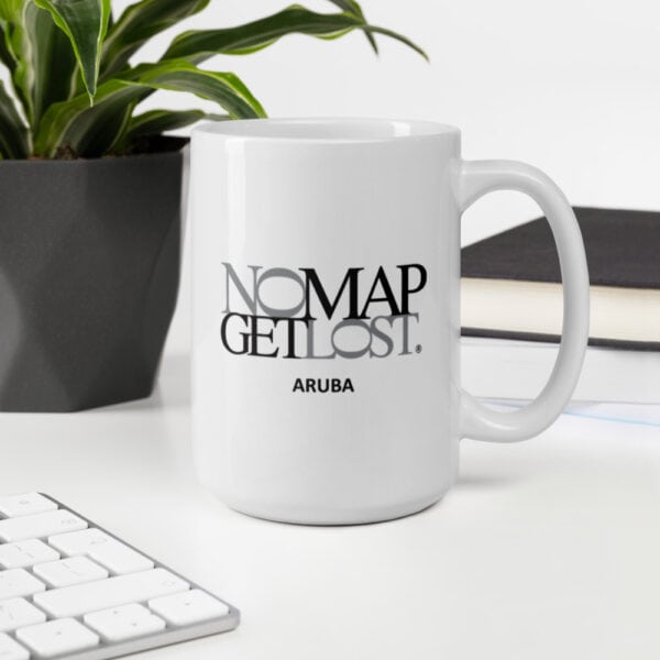 No Map Get Lost Aruba Mug - Image 8