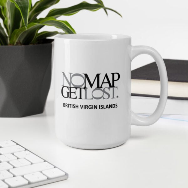 No Map Get Lost British Virgin Islands (BVI) Mug - Image 8