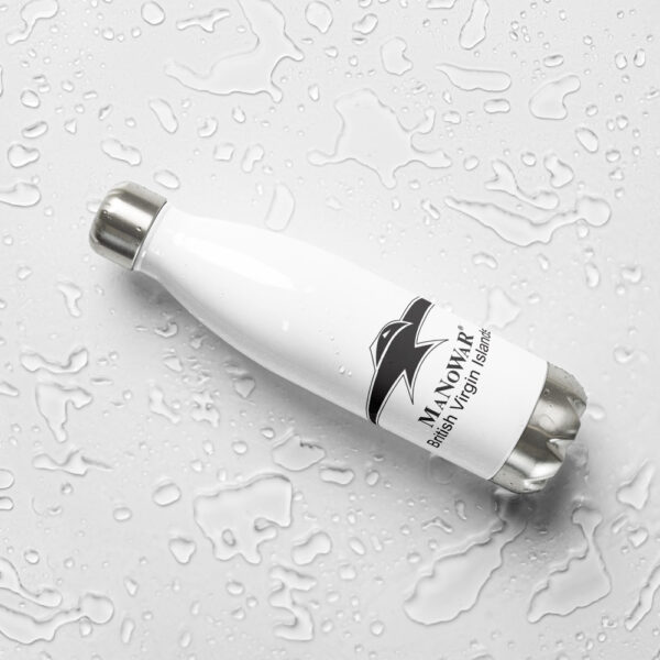 MaNoWaR British Virgin Islands (BVI) Stainless Steel Water Bottle - Image 2