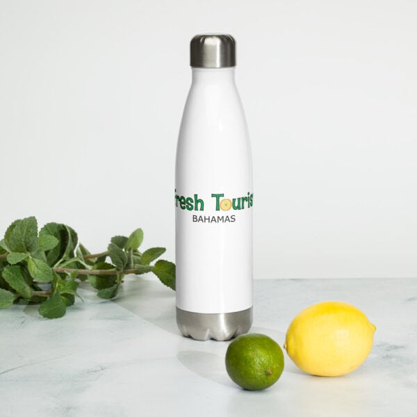 Fresh Tourist Bahamas Stainless Steel Water Bottle - Image 2