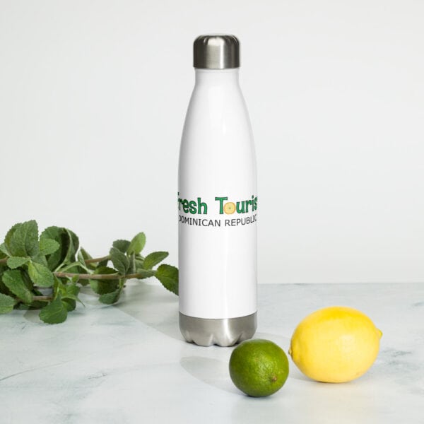Fresh Tourist Dominican Republic Stainless Steel Water Bottle - Image 2