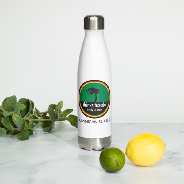 Drinks Tuxedo Dominican Republic Stainless Steel Water Bottle - Image 2
