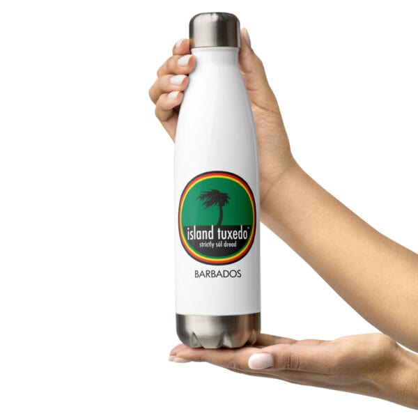 Island Tuxedo Barbados Stainless Steel Water Bottle