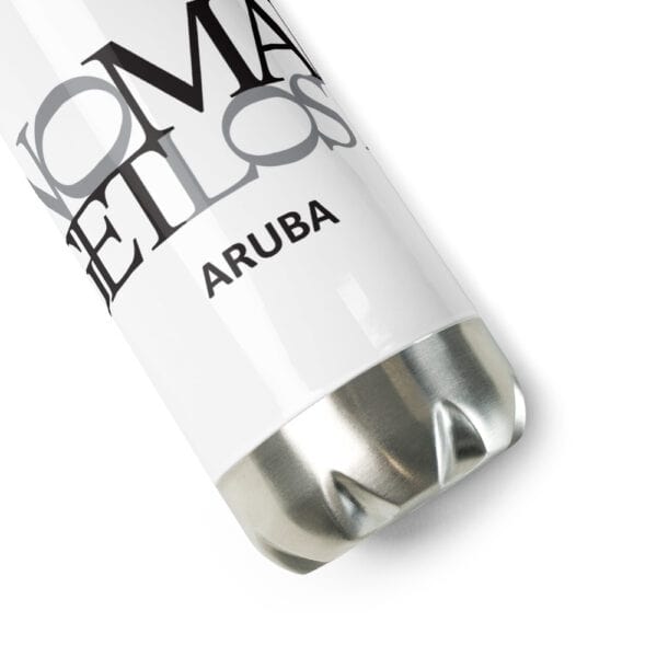 No Map Get Lost Aruba Stainless Steel Water Bottle - Image 2