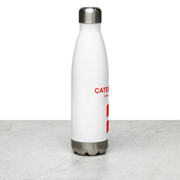 Category 6 Stainless Steel Water Bottle - Image 3