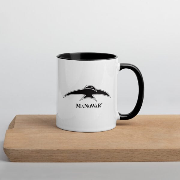 MaNoWar Mug with Color Inside - Image 2